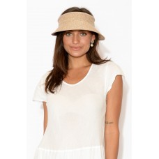 Lili Wheat Travel Visor