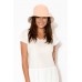 Rosie Pink Linen Bucket Hat