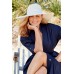 Carla Ivory Wide Brim Hat